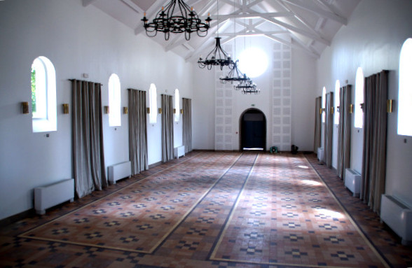 Espaces intérieurs du chateau de Lavilletertre